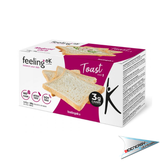 Feeling OK-TOAST START (Conf. 4 pezzi da 40 gr)   Naturale  